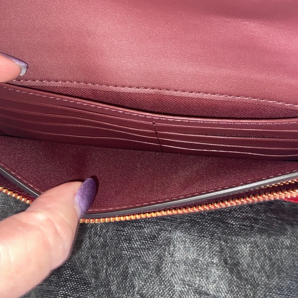 Coach Anna Foldover Crossbody Clutch EUC like new! - Picture 6 of 11